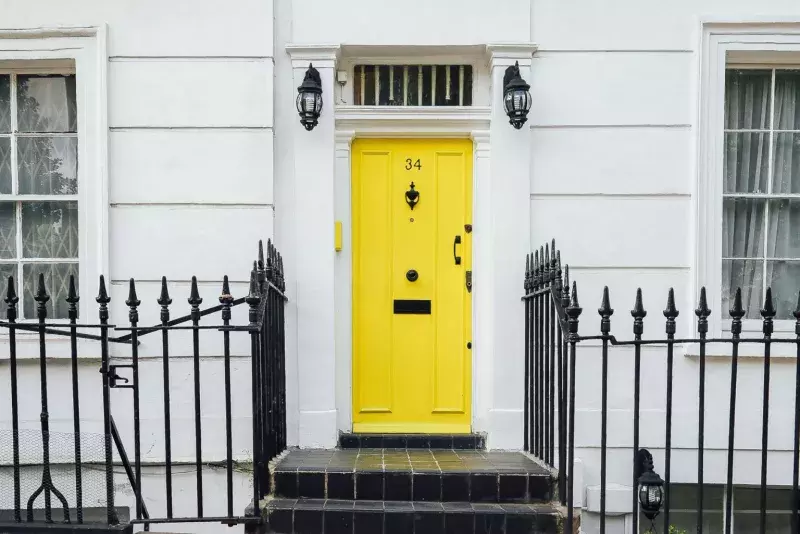 yellow door