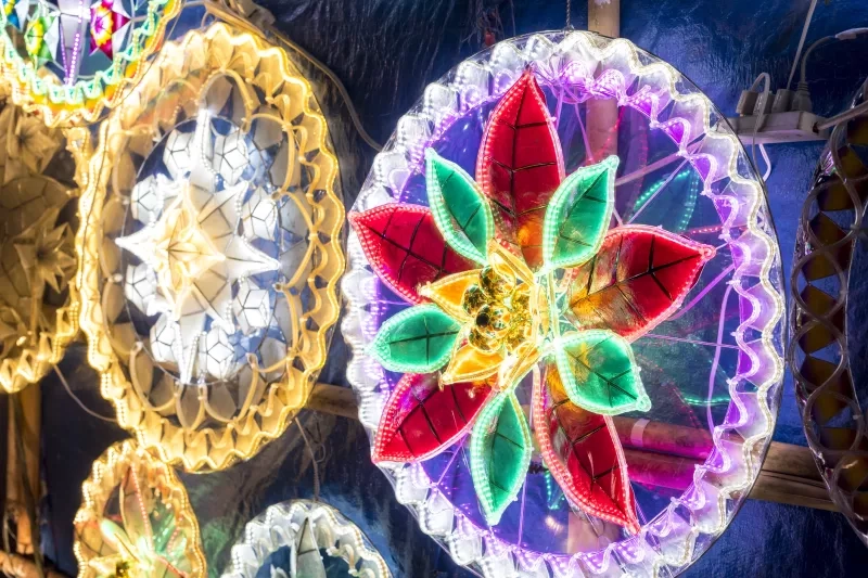 Colourful lanterns