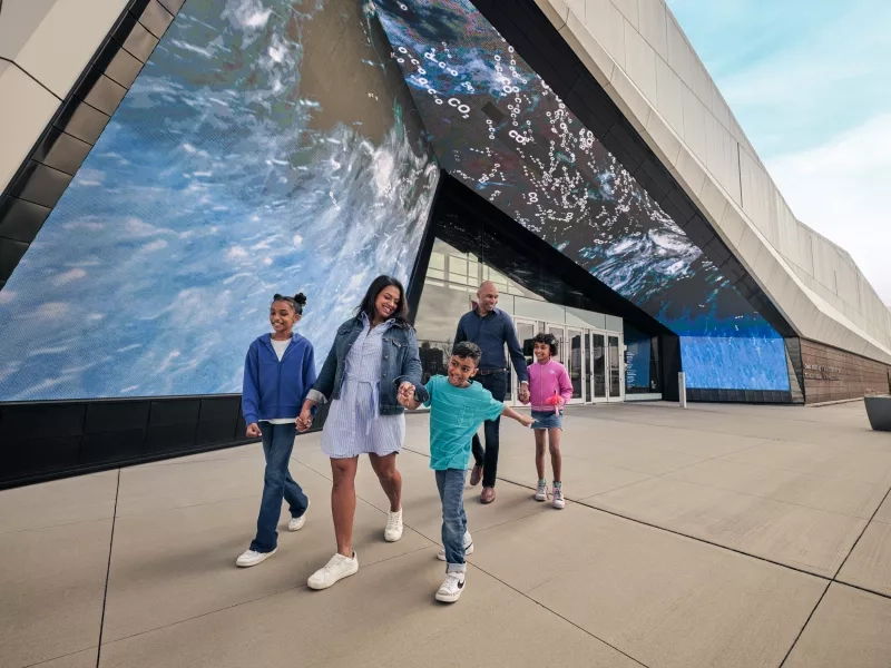 Family at Science Museum