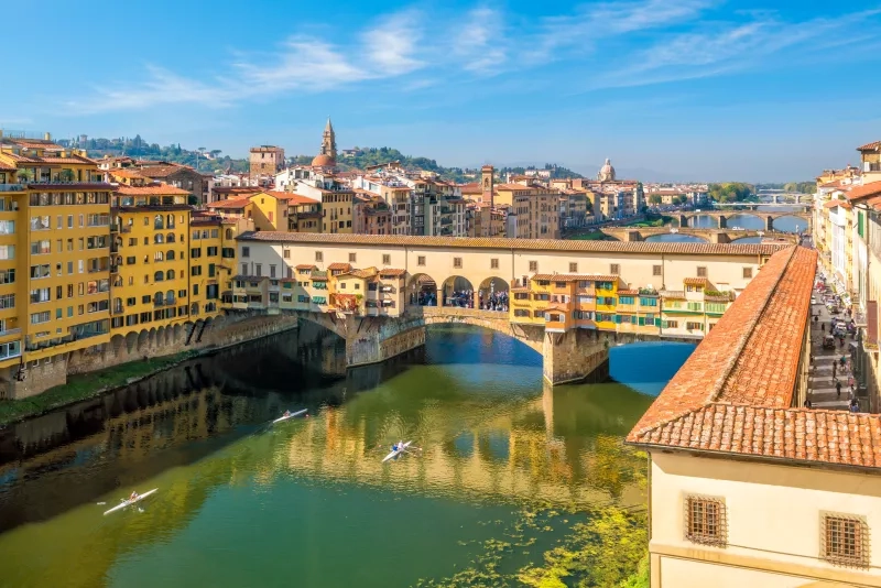 Ponte Vecchio over the Arno River in Florence 