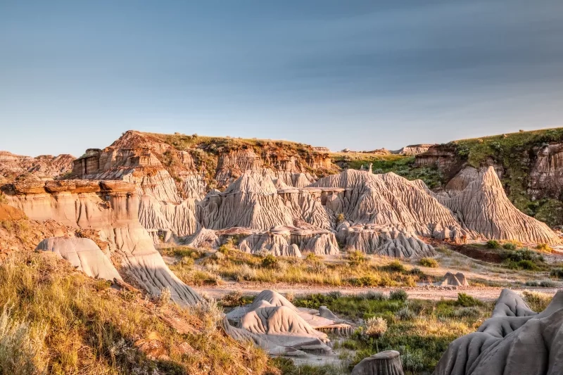 Badlands of Dinosaur Provincial Park in Alberta