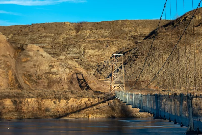 Star Mine Suspension Bridge Drumheller Alberta