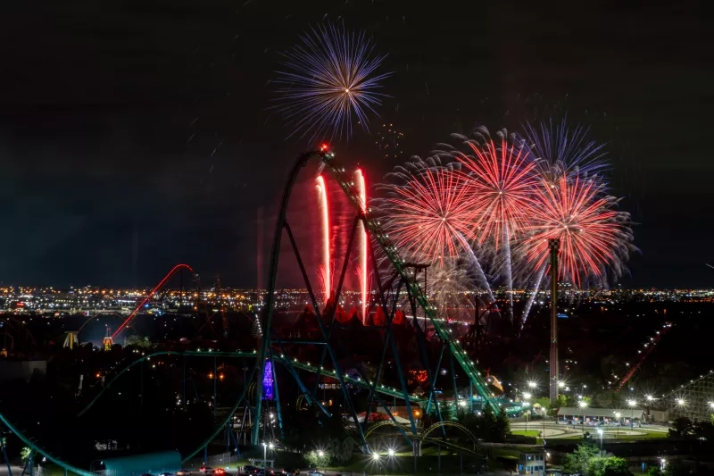 Canada's Wonderland fireworks