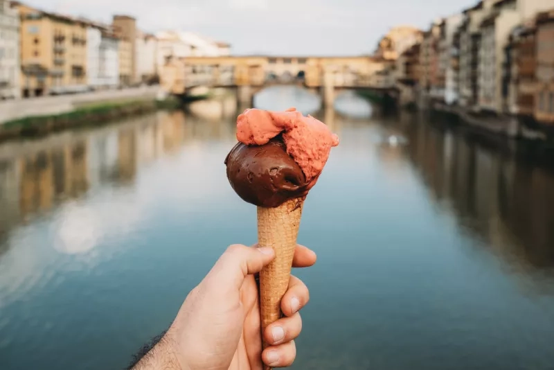 gelato in Italy