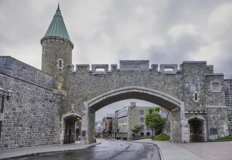 St. John Gate in Quebec City, Canada