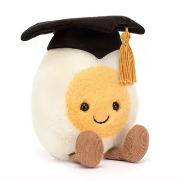 Jellycat Amusable Boiled Egg Graduation