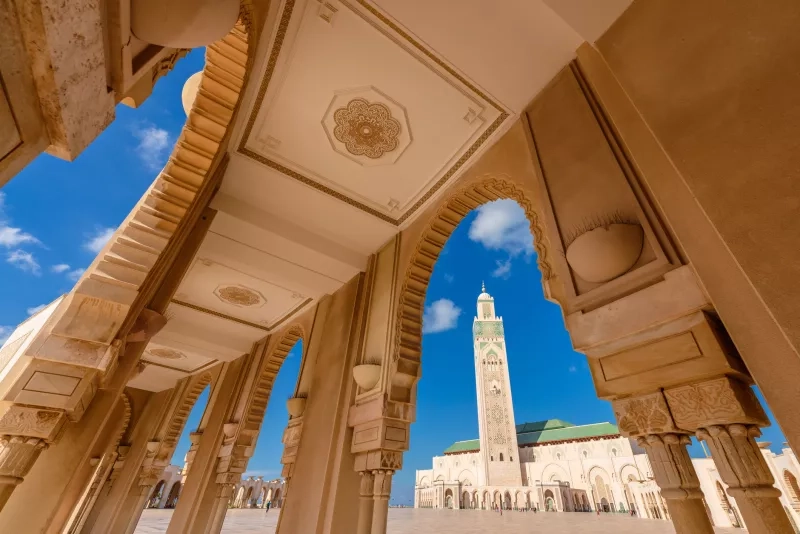 Mosque Hassan II in Casablanca