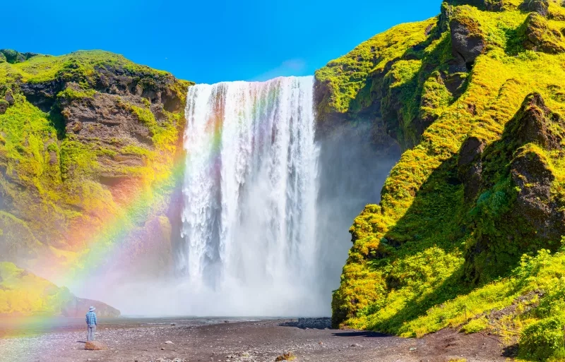 Skogafoss waterfall 