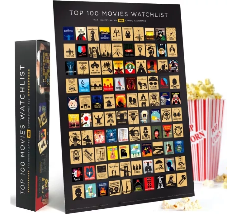 Movie Scratch Off Poster