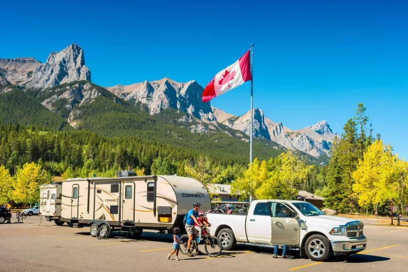 RV in Canmore, Alberta
