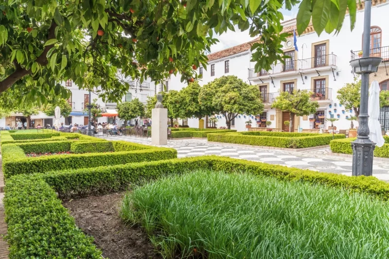 Plaza De Los Naranjos in the City of Marbella
