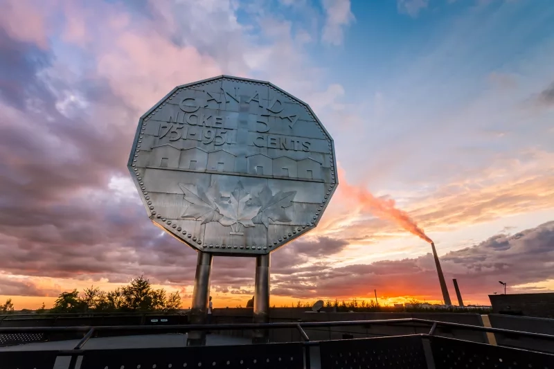 Big Nickel landmark in Sudbury