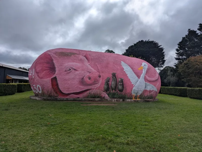 big potato repainted for the movie's 30th anniversary