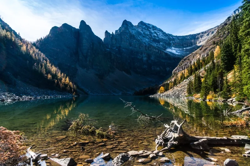 Autumn at Lake Agnes