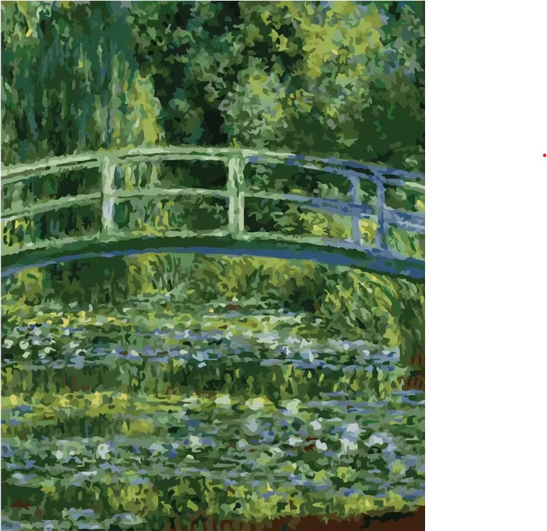 Water Lily Pond Paint-by-Number  
