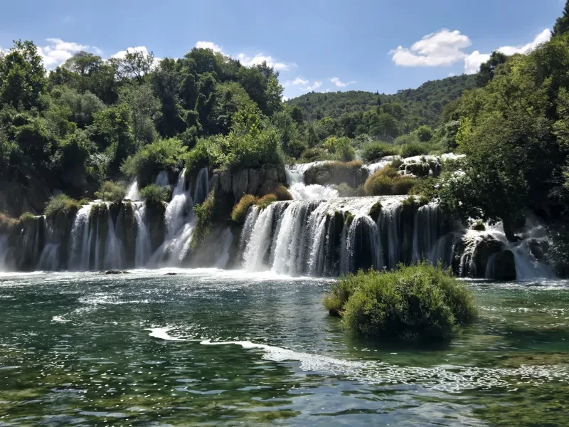 waterfall in Croatia