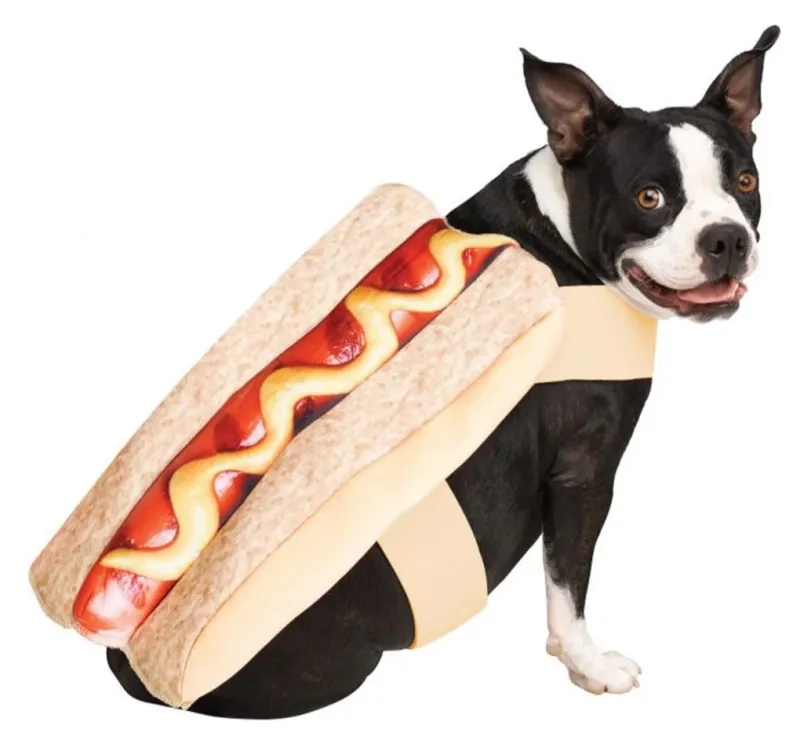 hot dog pet costume