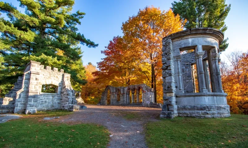 Beautiful fall colors at the Mackenzie King Estate in Gatineau Park