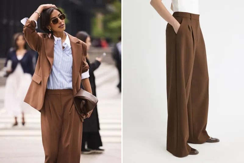 Wide-Leg High-Rise Pant