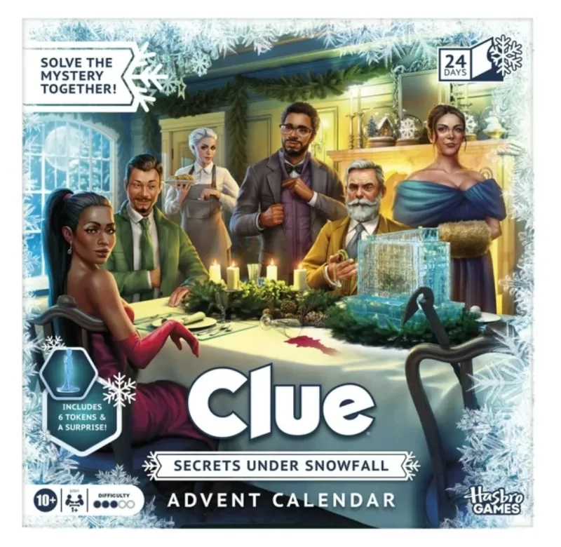 Clue Advent Calendar: Secrets Under Snowfall