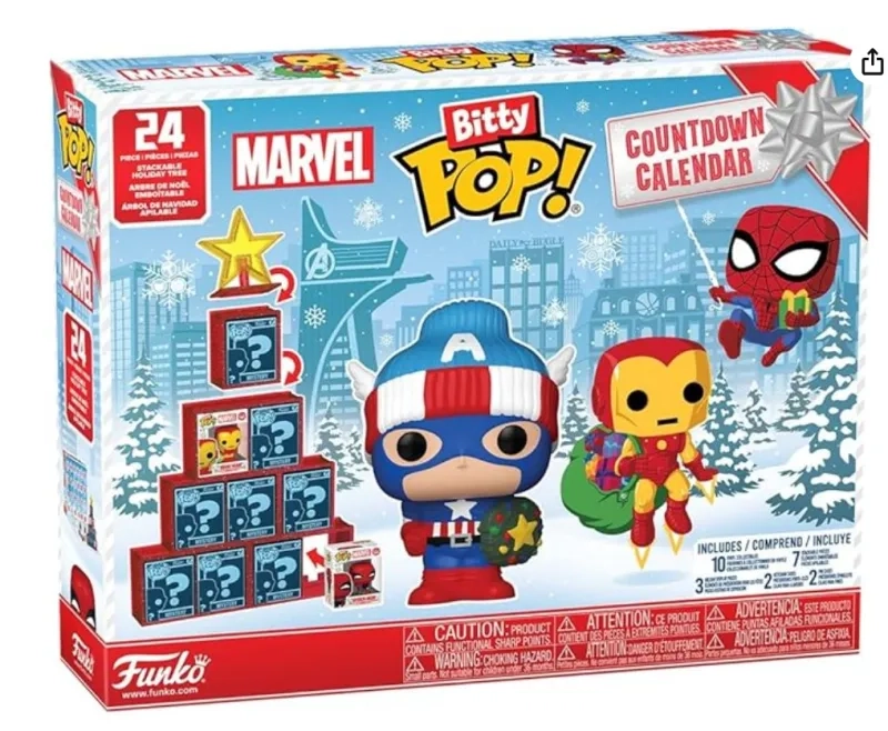 Funko Pop! Bitty Countdown Calendar: Marvel Comics