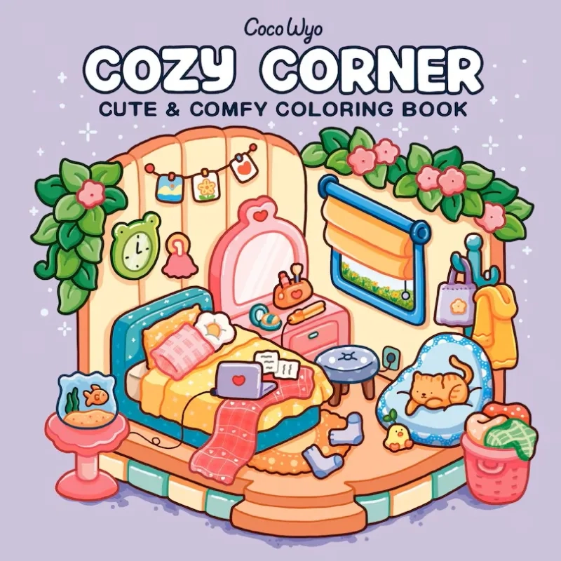 Cozy Corner: Colouring Book for Adults and Kids