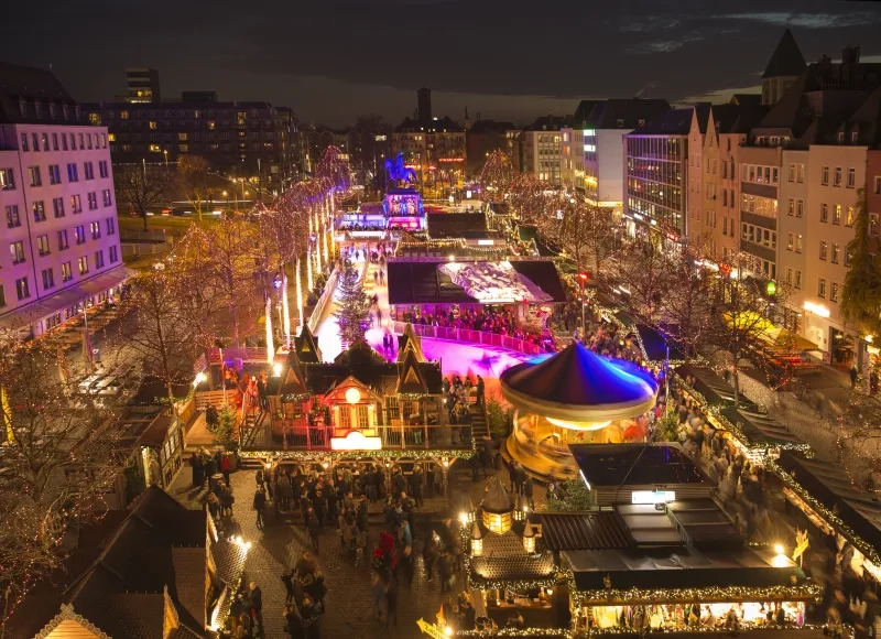 Christmas market in Cologne Germany