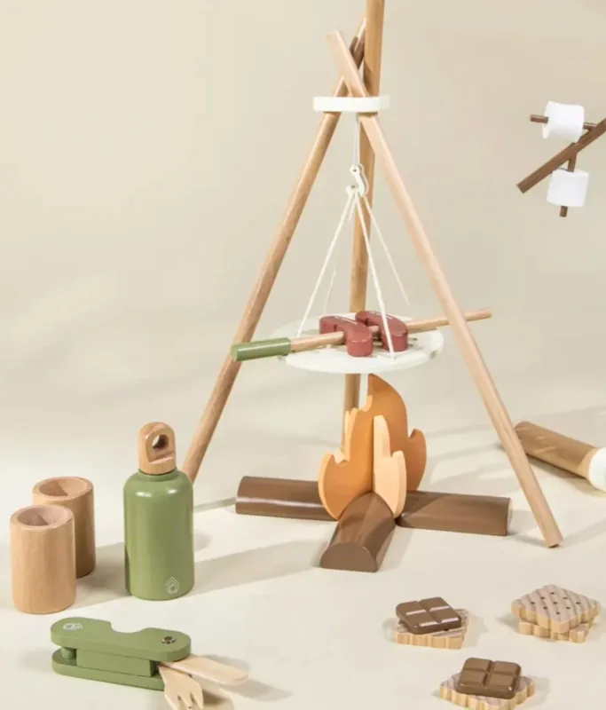 Coco Village Wooden Camping Playset