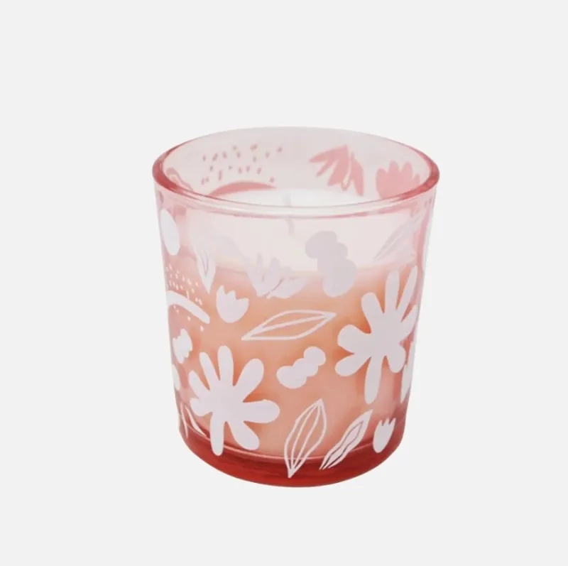 Pink Garden Candle