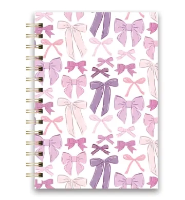 Beautiful Bows Medium Spiral Notebook