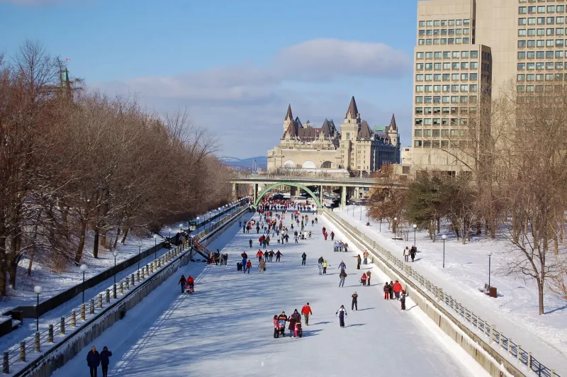 Skating on the Rideau Canal