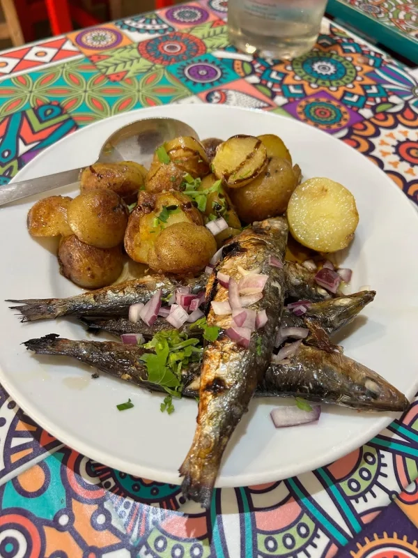 Sardinhas assadas