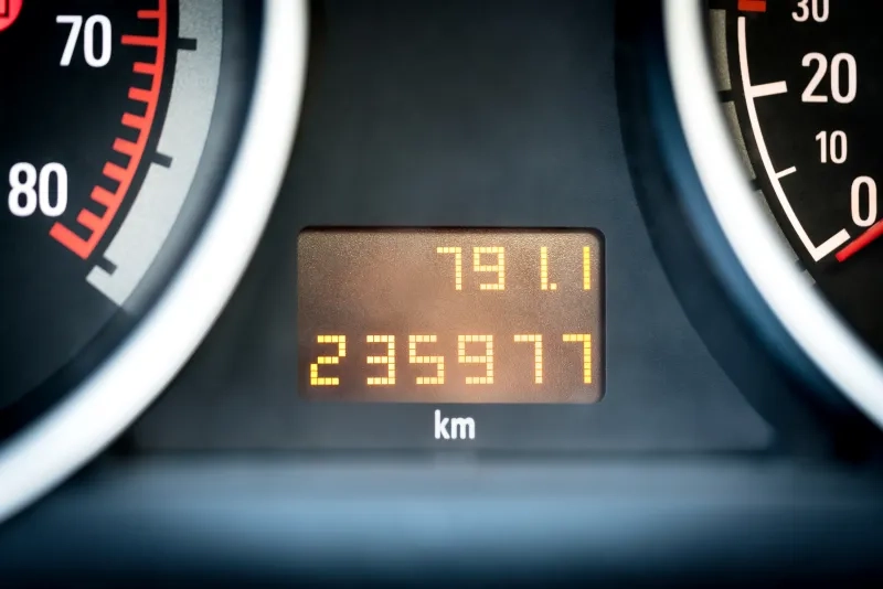 Digital car odometer