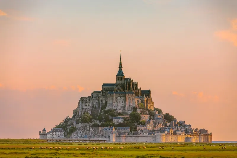 Sunrise at Mont Saint-Michel