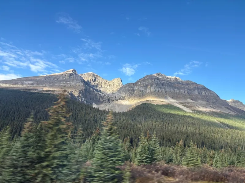 Banff, mountains view
