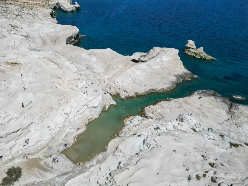 Sarakiniko Beach, Milos