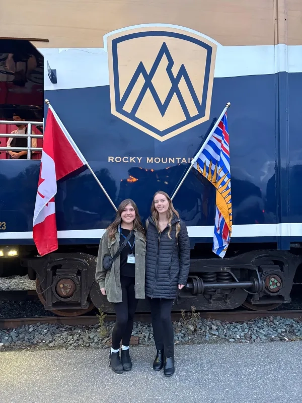 Outside of Rocky Mountaineer