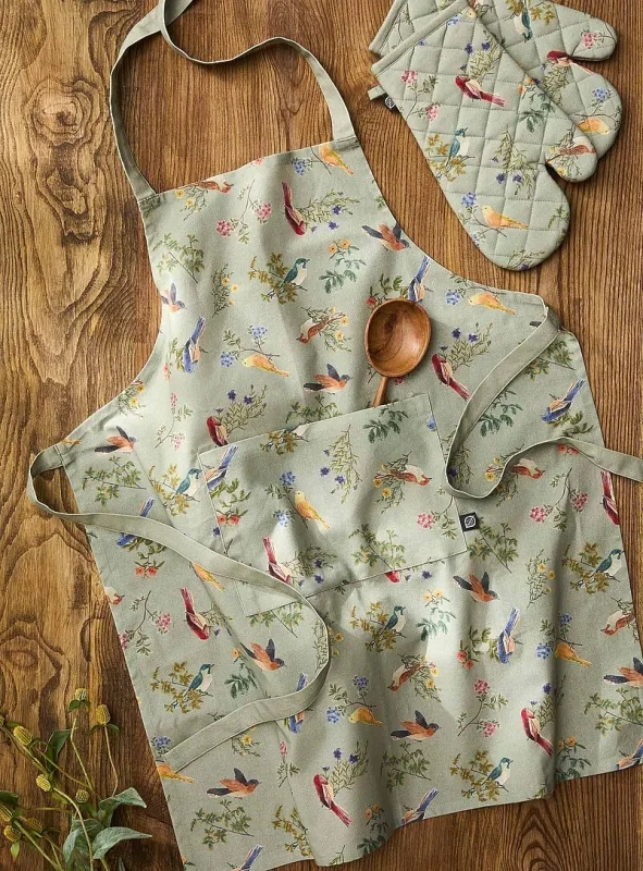 Colourful Birds Apron