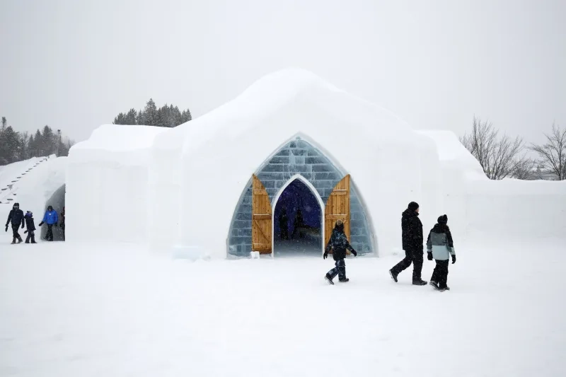 ice hotel in Quebec