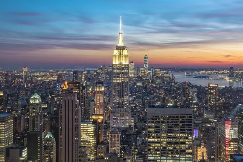 Manhattan Skyline in New York City