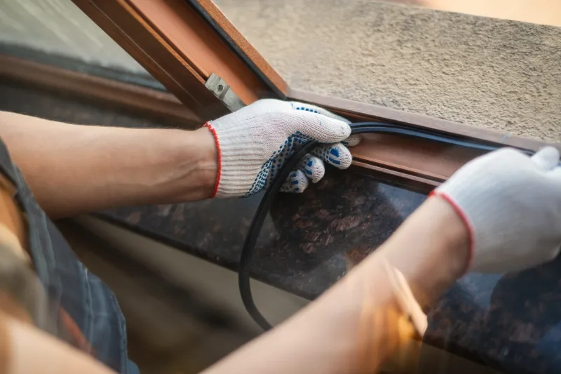 adding weatherstripping to window