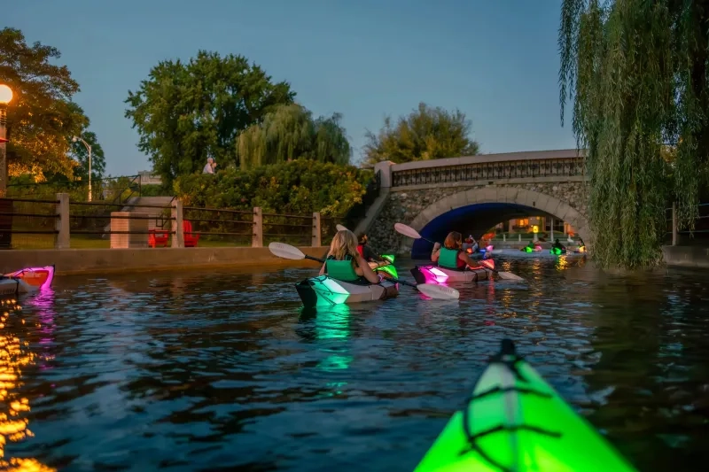 Light at Night Kayaking 