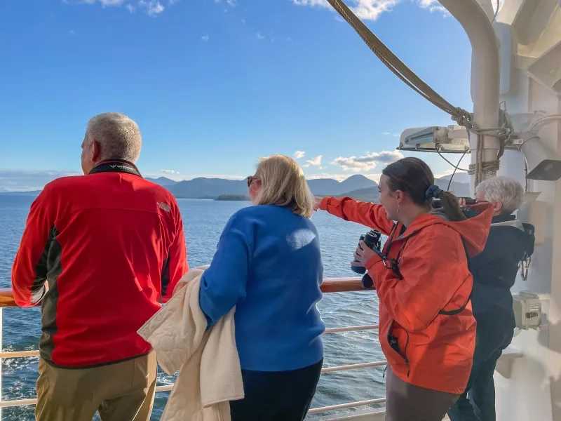 wildlife expert on Holland America Line
