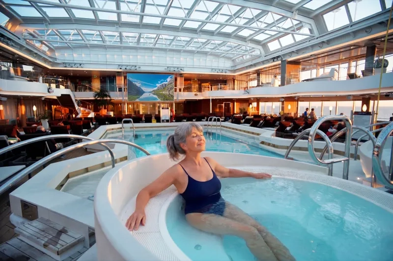Lido pool on Holland America Line