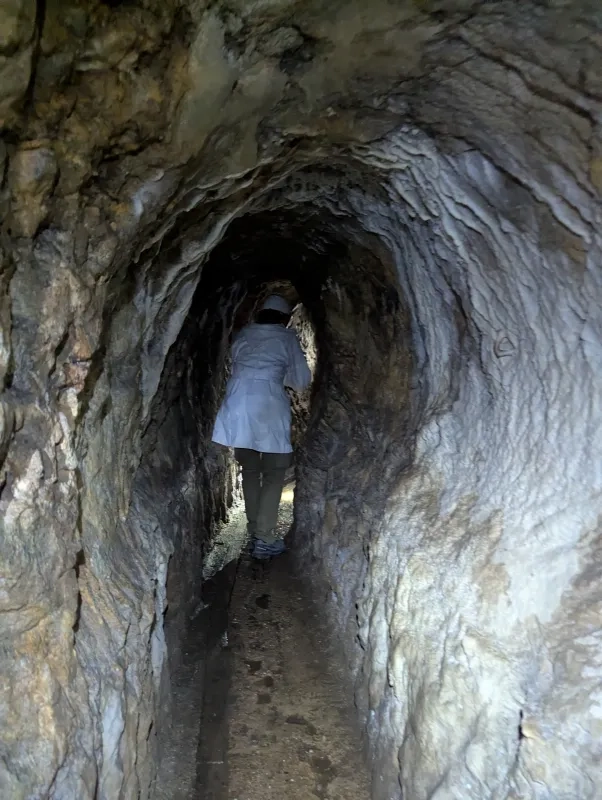 Inside a silver mine