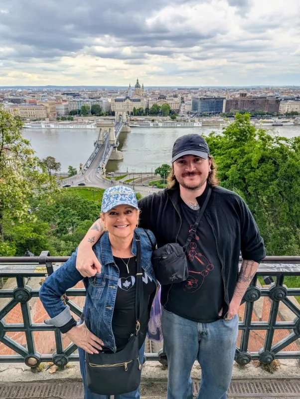 Julie and Jed on vacation