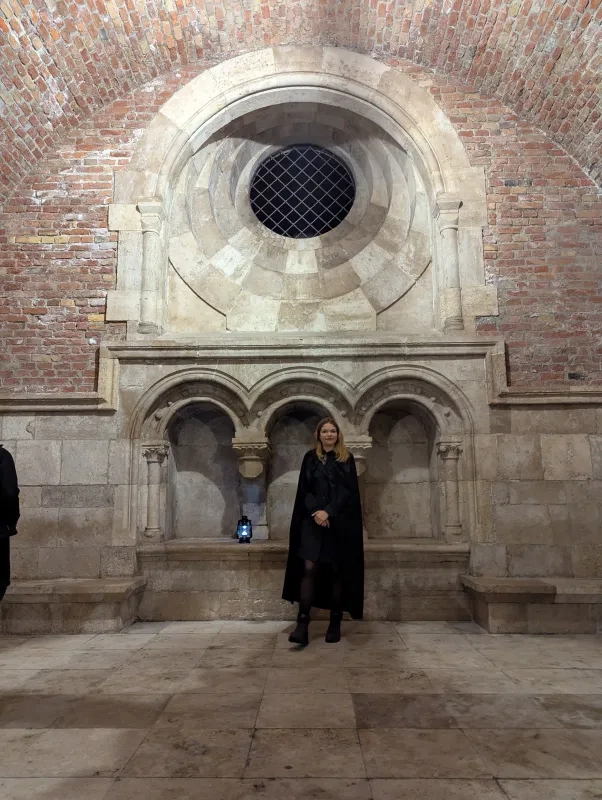 We delved into Budapest’s long and haunted history on a nighttime walking tour. 
