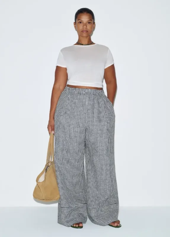 Fernando linen wide-leg pants 