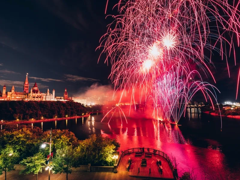 Fireworks in Gatineau