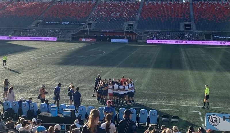 Ottawa Rapid FC on the field